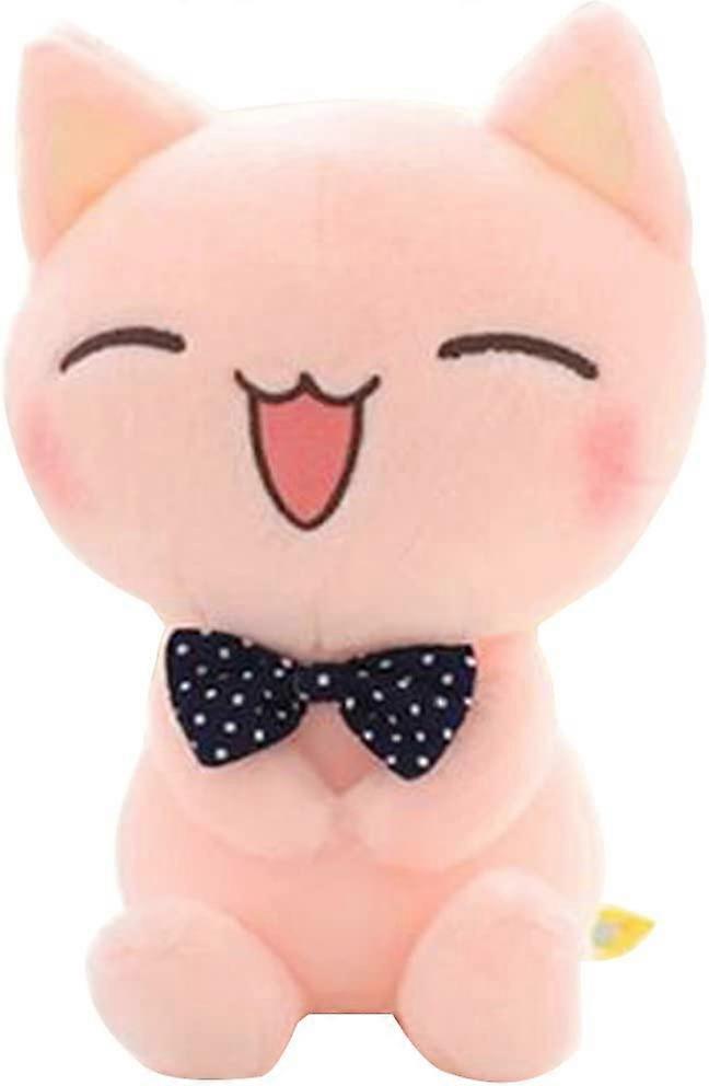 Kot Pluszowe Słodkie Pluszaki, Różowy Pluszowy Kot, Wypchane Koty, Pluszowe Zabawki Kawaii dla Dzieci - 11 cali