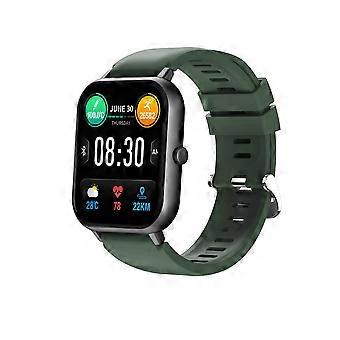 Slim horloge (groen), fitnesshorloge met touchscreen, met hartslagslaapmonitor, fitnesstracker, stepper, trainingsmodus, stappenteller activity tracker, s