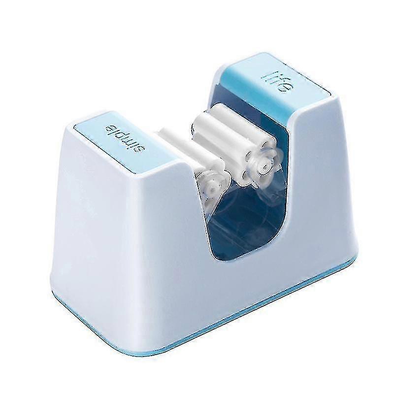 No Hole Mop Hanger, Powerful Non-marking Mop Clip, Non-marking Glue Sticky Mop Holder-blue