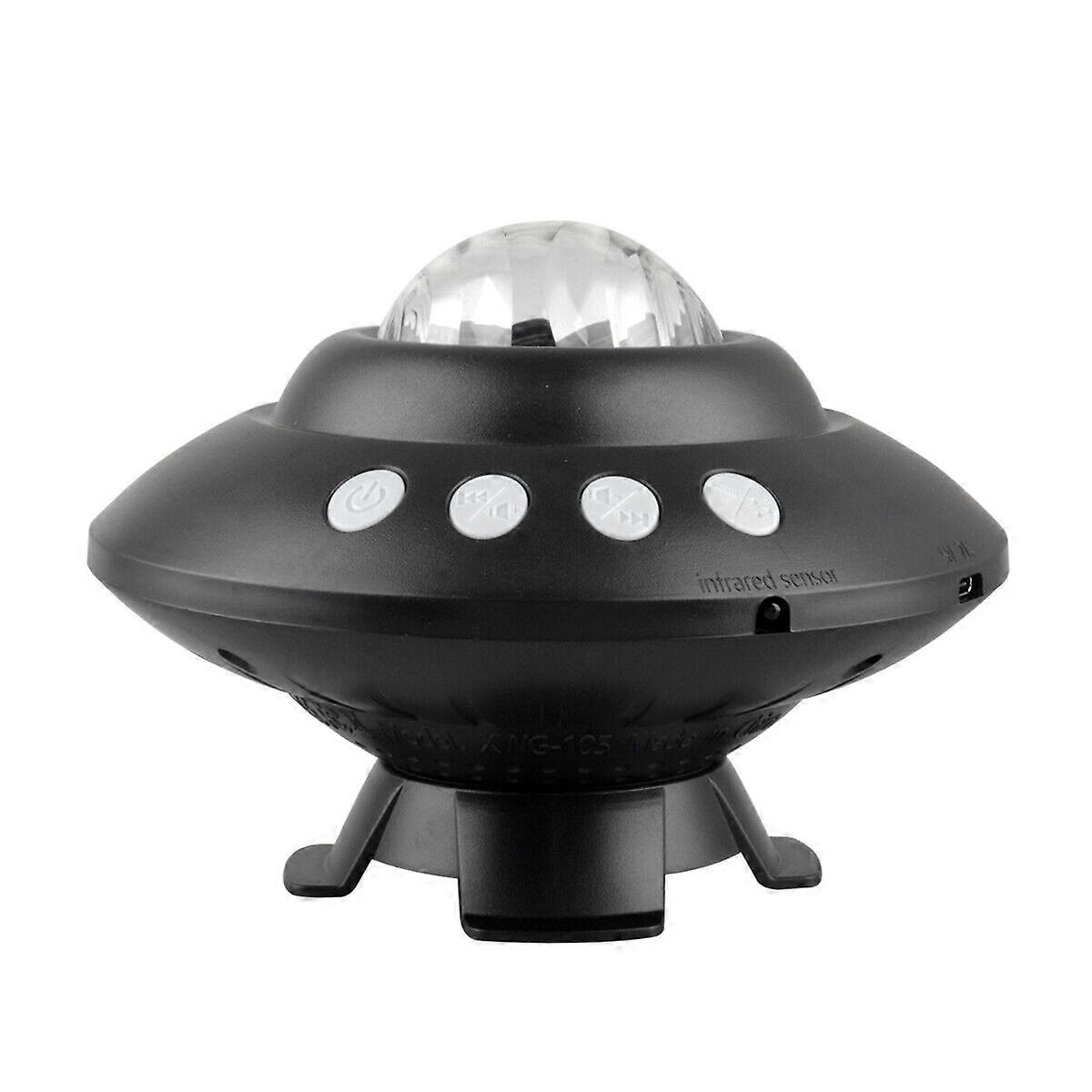 UFO Starry Galaxy Projector Night Light Lamp Space Nebula Star w/Remote