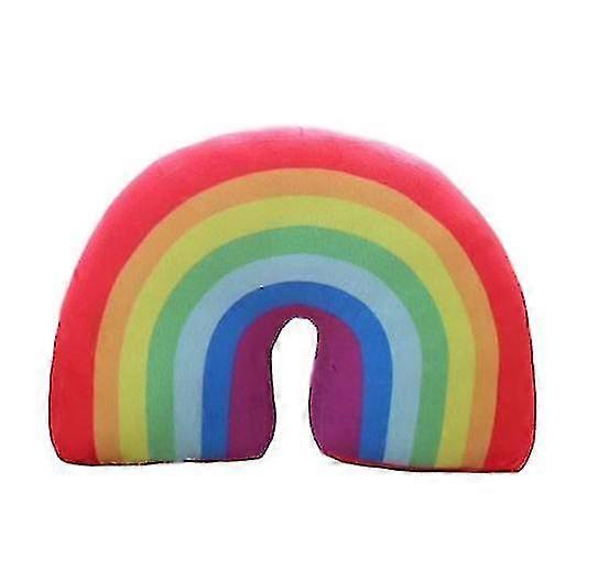 Lapset Rainbow U Shape Tyynyn kaula tyynynpää tukee lapsi nukkuu pehmus