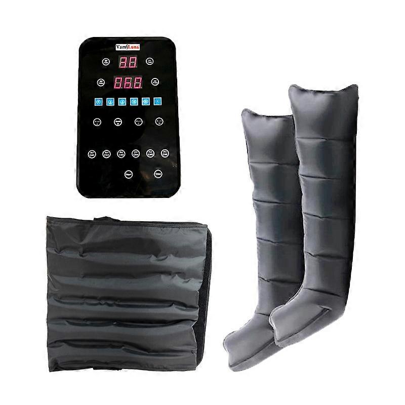 Sistema di massaggio con massaggiatore a compressione d'aria a 6 camere per gambe per promuovere la circolazione sanguigna Sistema di guida per il recupero del gonfiore