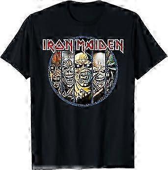 Iron Maiden - Camiseta Eddie Evolution Material retrô da moda