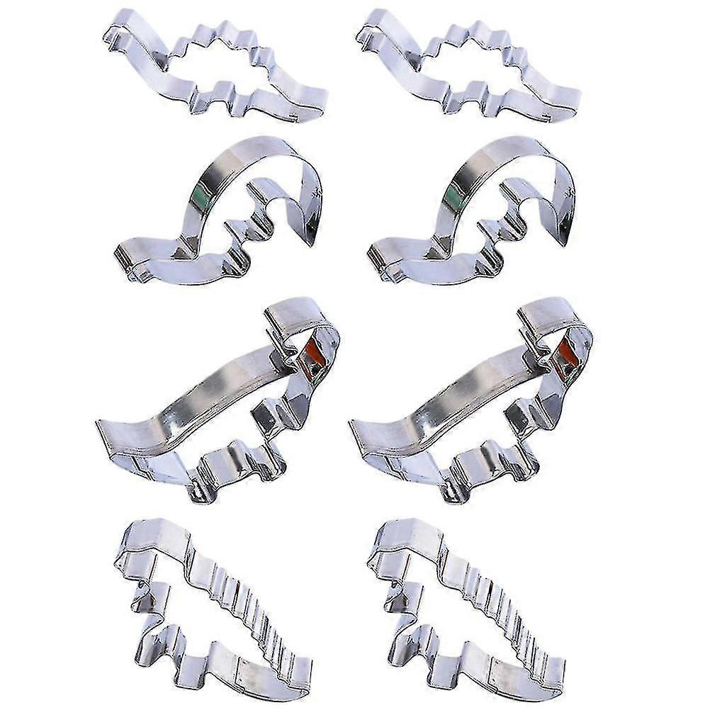 8pcs Edelstahl Ausstechformen Dinosaurier