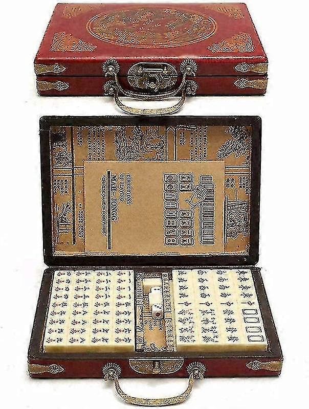 Vintage Mahjong Rare 144 Tiles Set