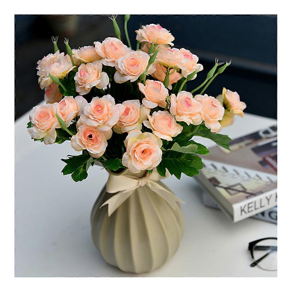 Artificial flower vase set home dining table decoration