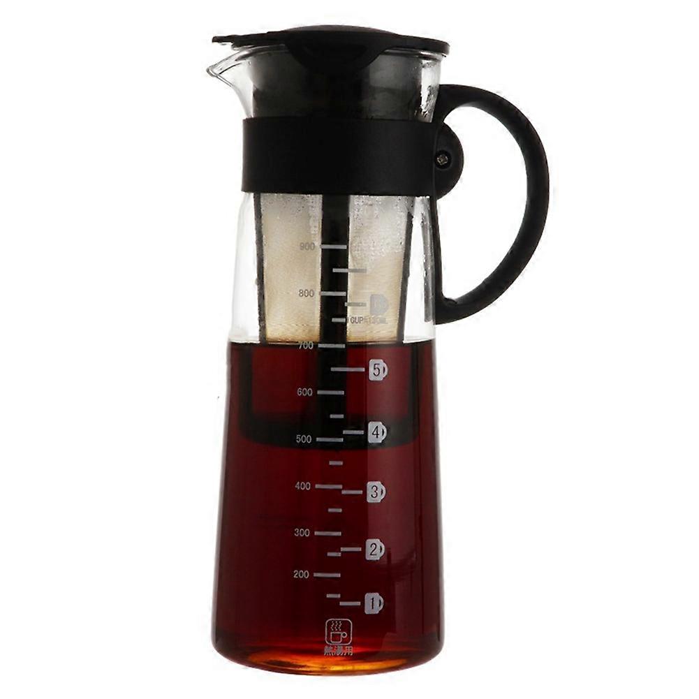 Portable Hot/Cold Brew Dual Use Filter Coffee&Tea Pot Espresso Ice Drip Maker Glass Percolators Kit