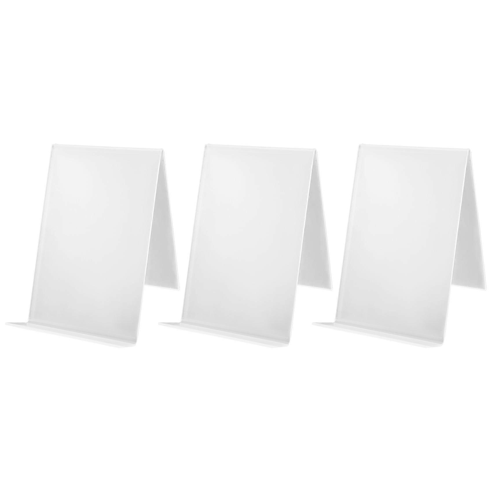 3 Pcs Acrylic Book Stand,Clear Acrylic Display Stand, Clear Holder for Displaying Pictures,Jewelry