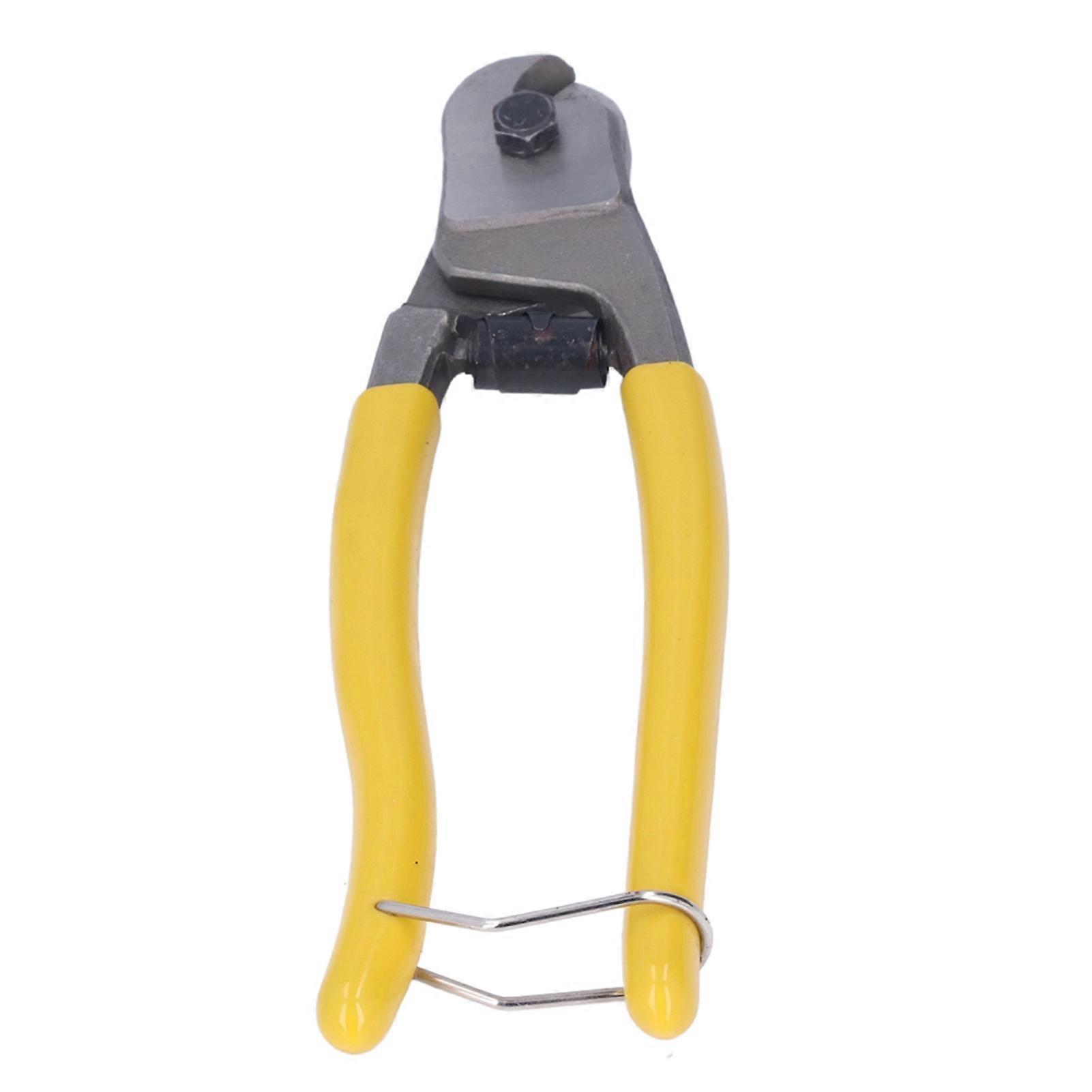 Wire Cutter Tool Steel High Sharpness Sturdy Durable Rustproof Effort Saving Ergonomic Design Cable Cutter