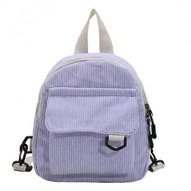 2023 Fashion Women Mini Backpack Solid Color Corduroy Small Backpacks Simple Casual Student Bookbags Traveling Backpacks Hot Backpacks