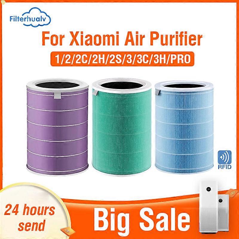Filterhualv Xiaomi Hepa Filter Xiaomi Air Purifier Filter Formaldehyde Xiaomi Air Purifier 3H Filter Air Purifier 2S Filter