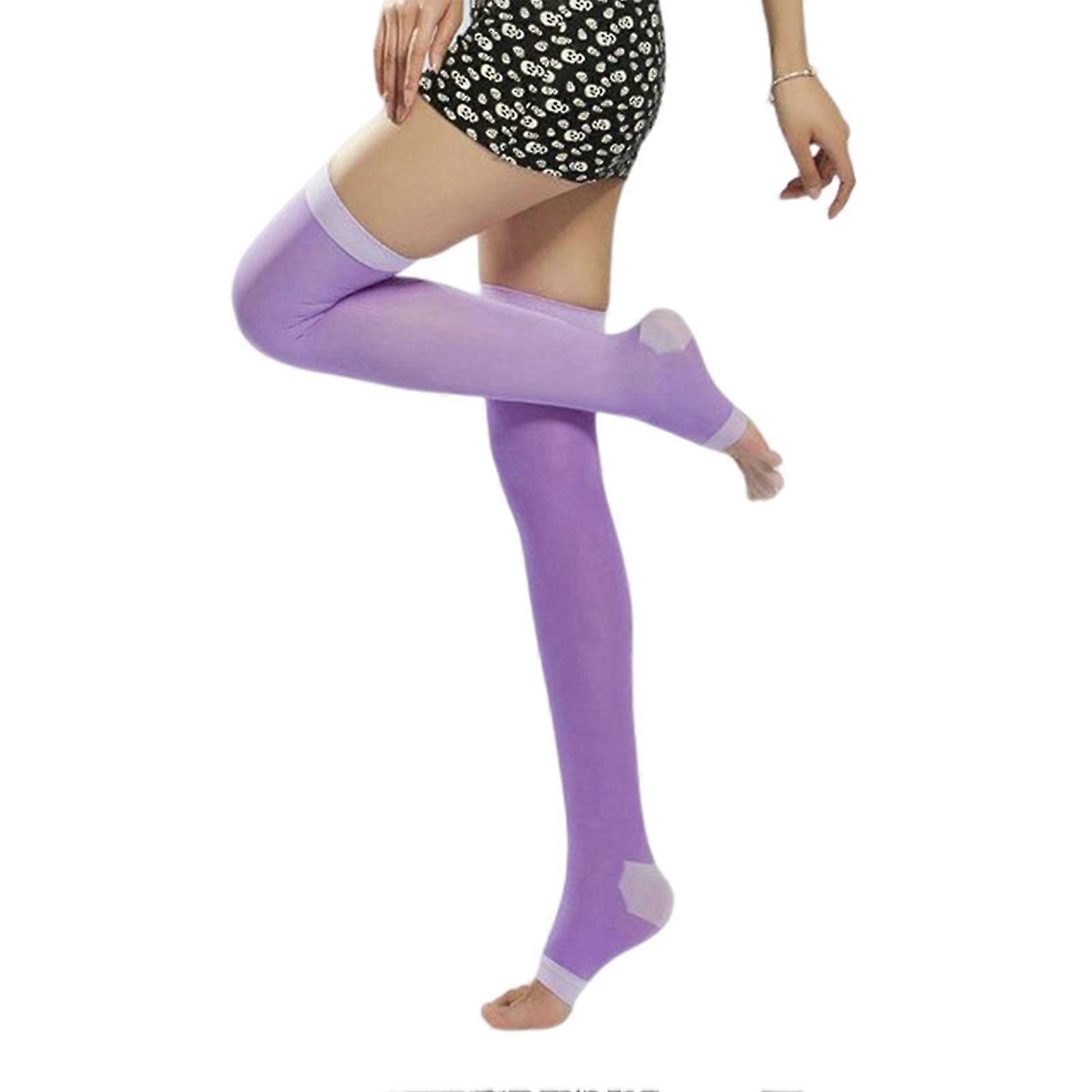 Overnight Slimming Compression Socks Stretchy Thigh High Socks For Women Girl