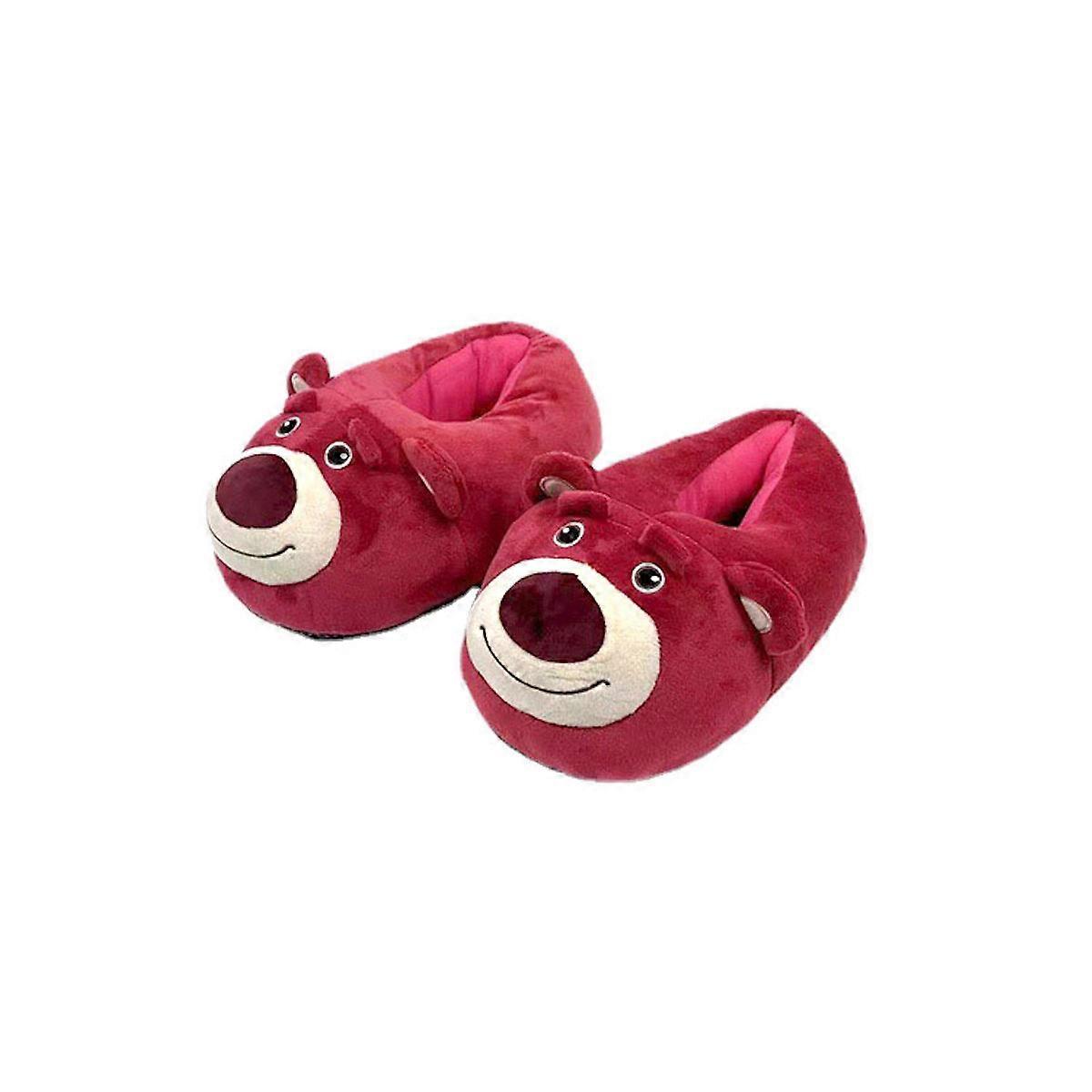 LotsoHuggin الدب النعال أنيمي أفخم النعال المنزل أحذية قطنية دافئة داخلية منزل النعال