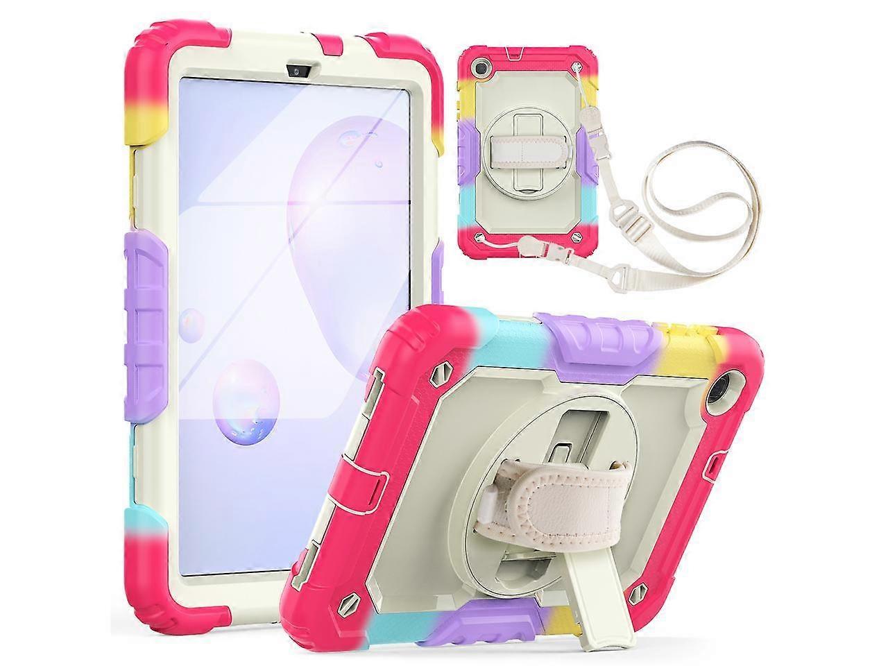 Samsung Galaxy Tab A 8.4 2020 Case with Screen Protector Model SM-T307 / SM-T307U with Pen Holder | Hard Durable Rugged Protective Cover with Handle S