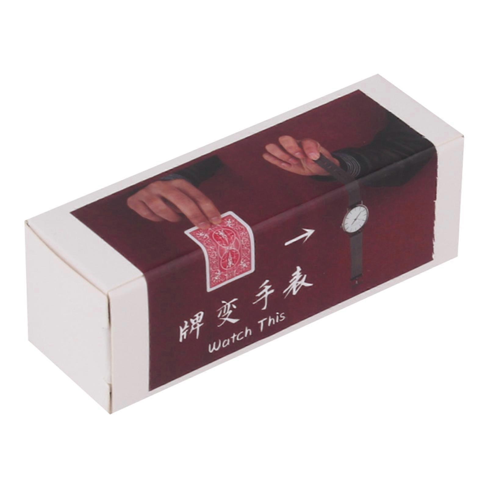 Poker Watch Changing Playing Cards Magic Kits Accessories Props for Beginners