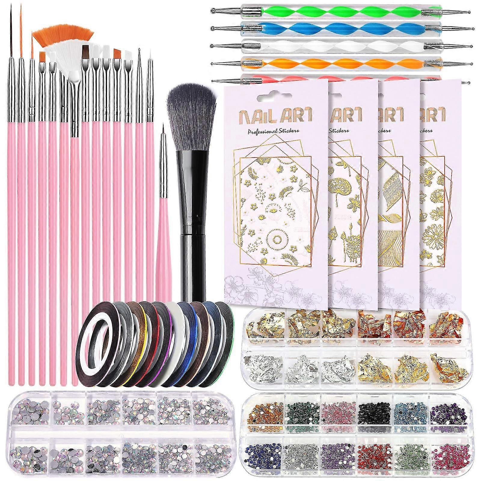 Bru For Art, Art Kit, Art Brush, Rhinests