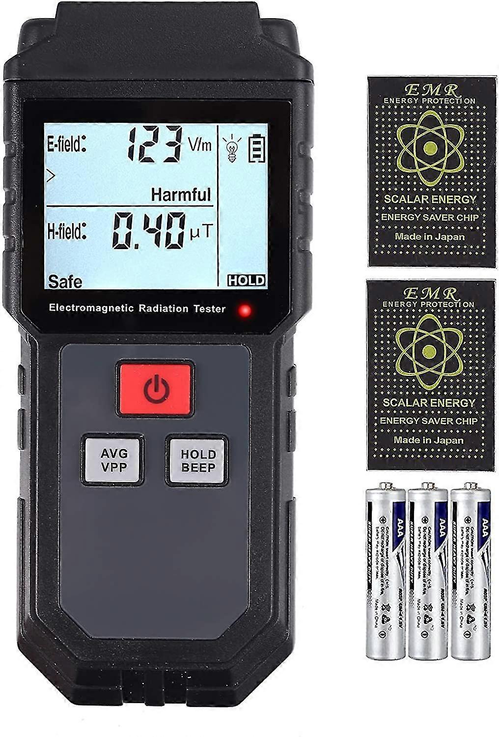 Emf Lcd ψηφιακή ηλεκτρομαγνητική ακτινοβολία ανιχνευτή χειρός emf μετρητή δοσιμέτρο