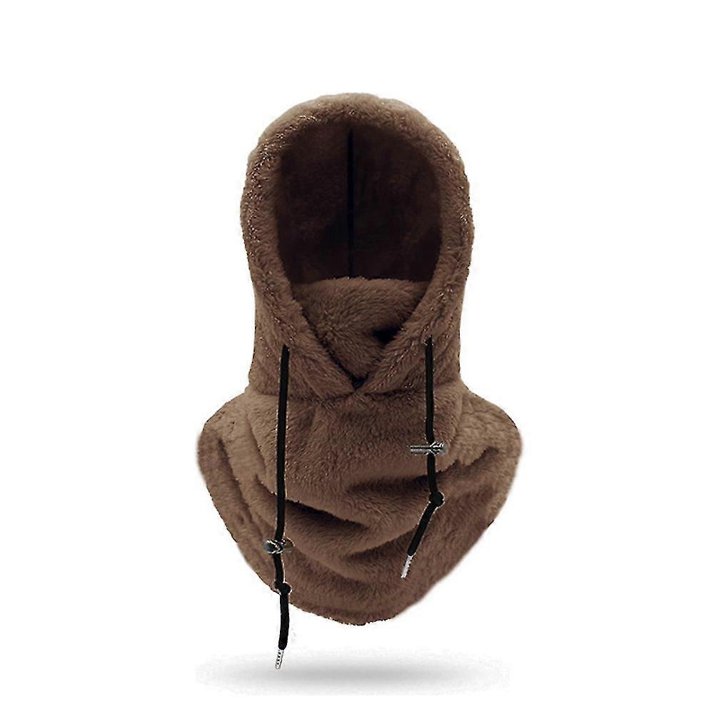 Sherpa Capuche Ski Masque D’hiver Cagoule Temps Froid Coupe-Vent Réglable Chaud Hiver Capuche Couverture Chapeau Casquette Écharpe