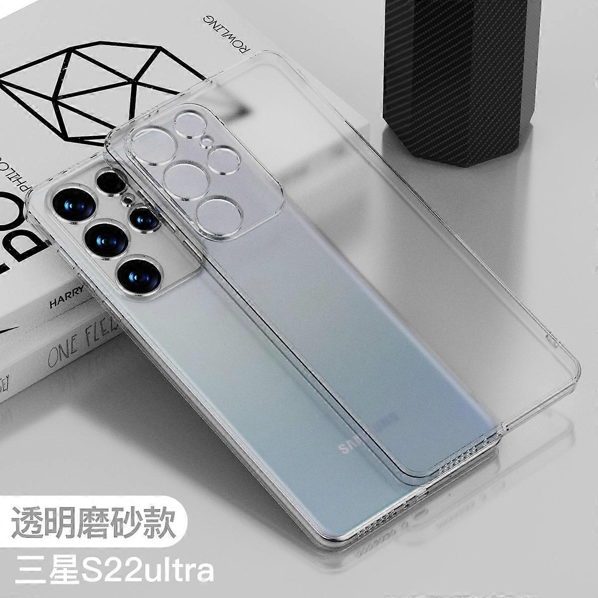 For Samsung S23 Ultra mobile phone shell S23 plus electroplating transparent matte shell S23 all-inclusive protective cover