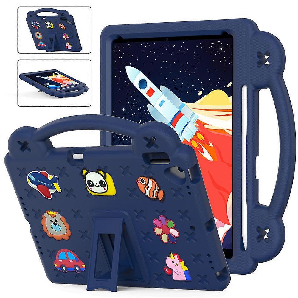 Protective case compatible with iPad pro 10.5/Air 10.52019, DIY children's shockproof protective case with handle and stand (with pen slot)