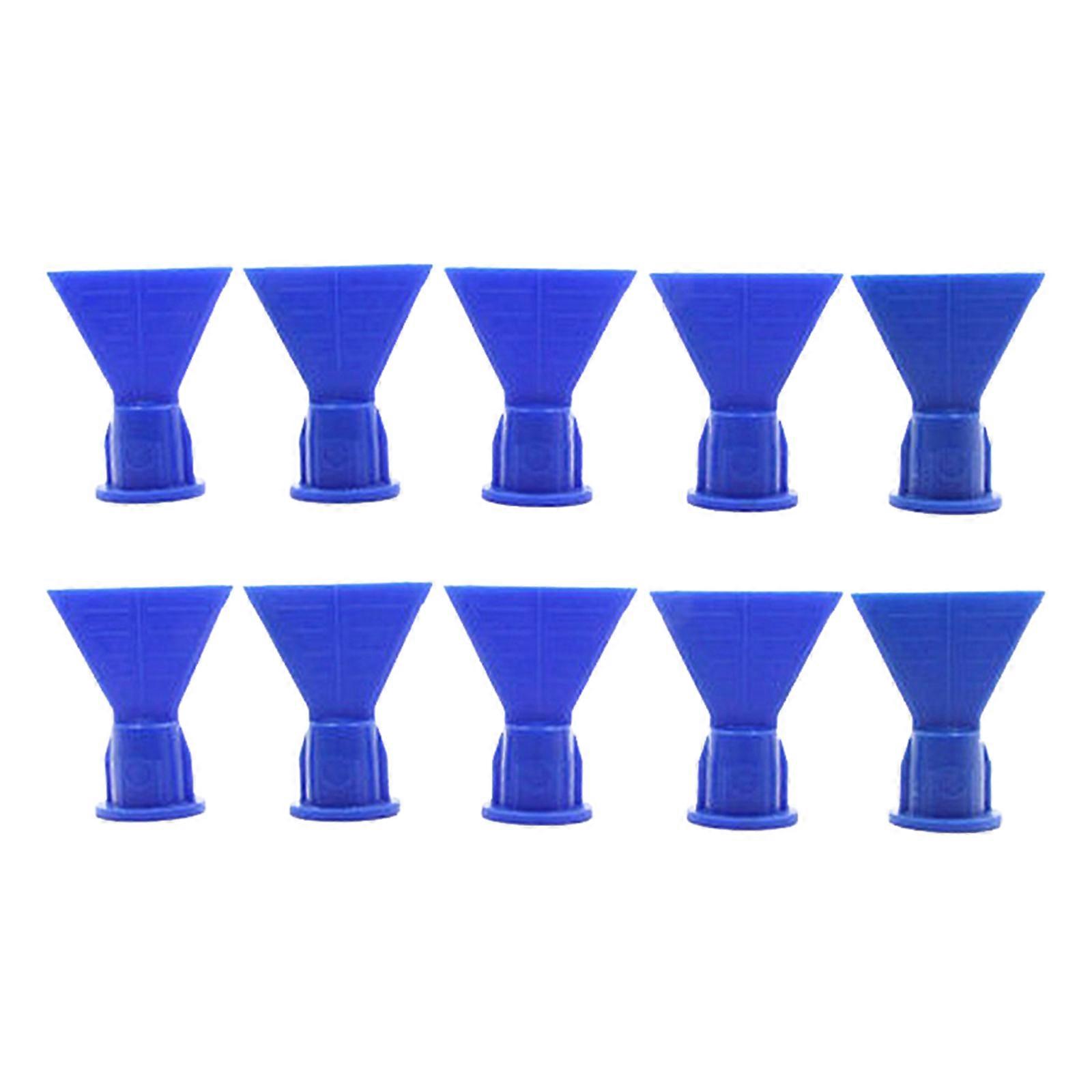 10x Wave Shape Cone Nozzles for Cartridge Caulking Spare Part Nozzle Spray Tips