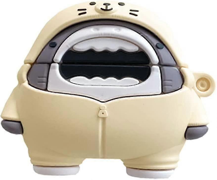 Cute Silicone Funny Protections Case(1pc, Beige)