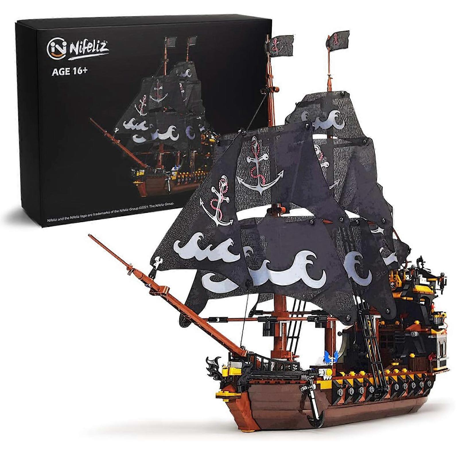 Nifeliz Pirates Ship Model Building Blocks Kits (1334 Pcs)