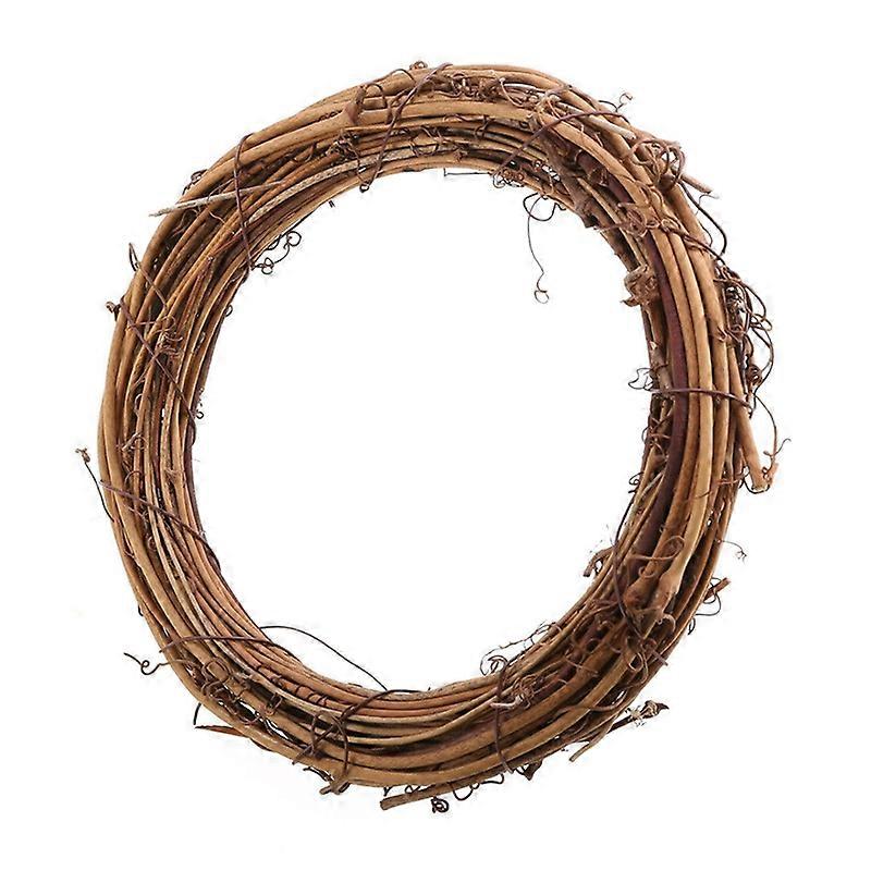 Rattan Ring flexibil Xmas Decor Forma inelului uscat rattan inel coroniță Garland pentru Crăciun JIKAIX