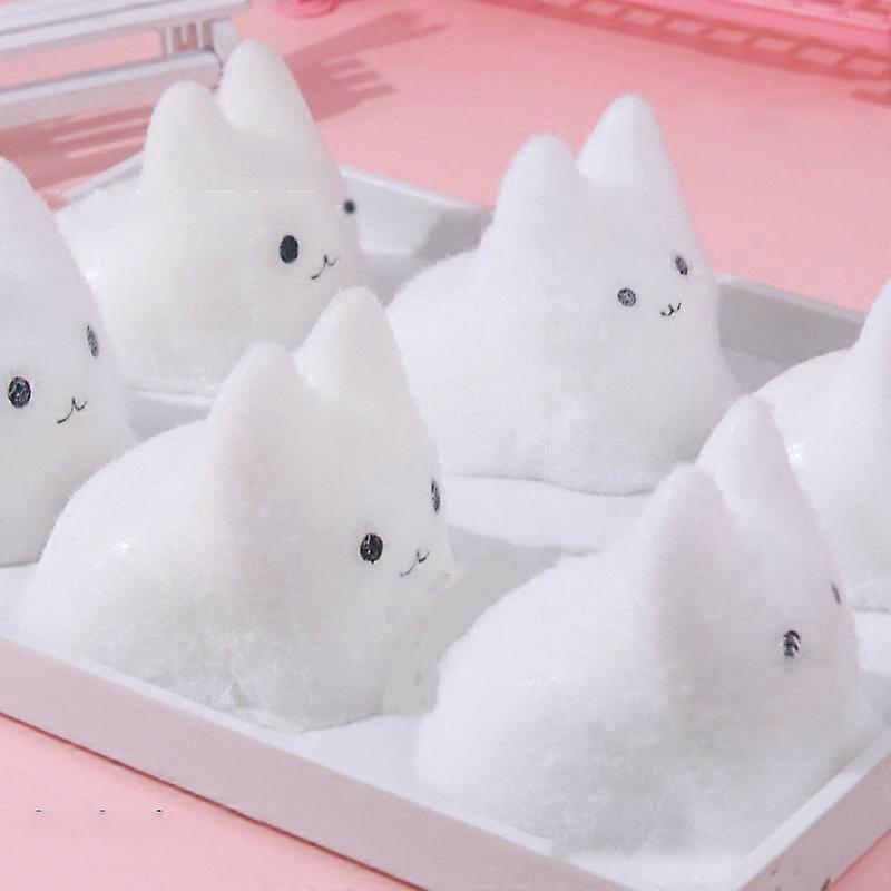 Squishy Kawaii Large White Rabbit Squeeze Fidgety Toy Jelly Cat Cute ...