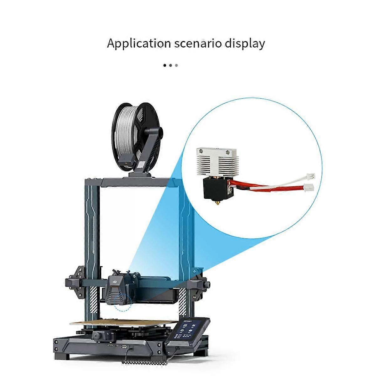 3D-Drucker-Hot-End-Kit für Neptune 4, beheizter Block, Heizstab, Thermistor-Extruder für Neptune 4 Pro Hotend