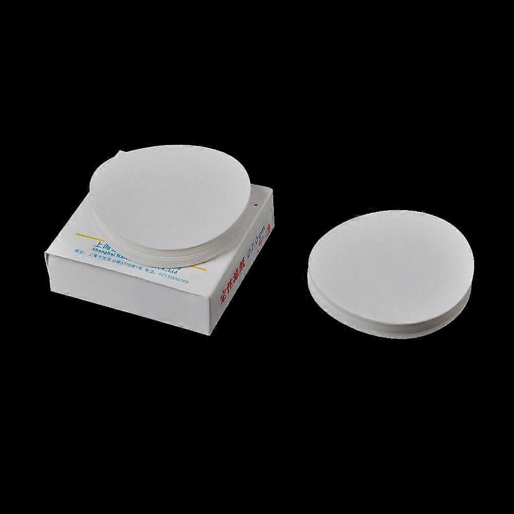 100pcs filterpapir 7cm middels hastighet filter papir lab filtrering