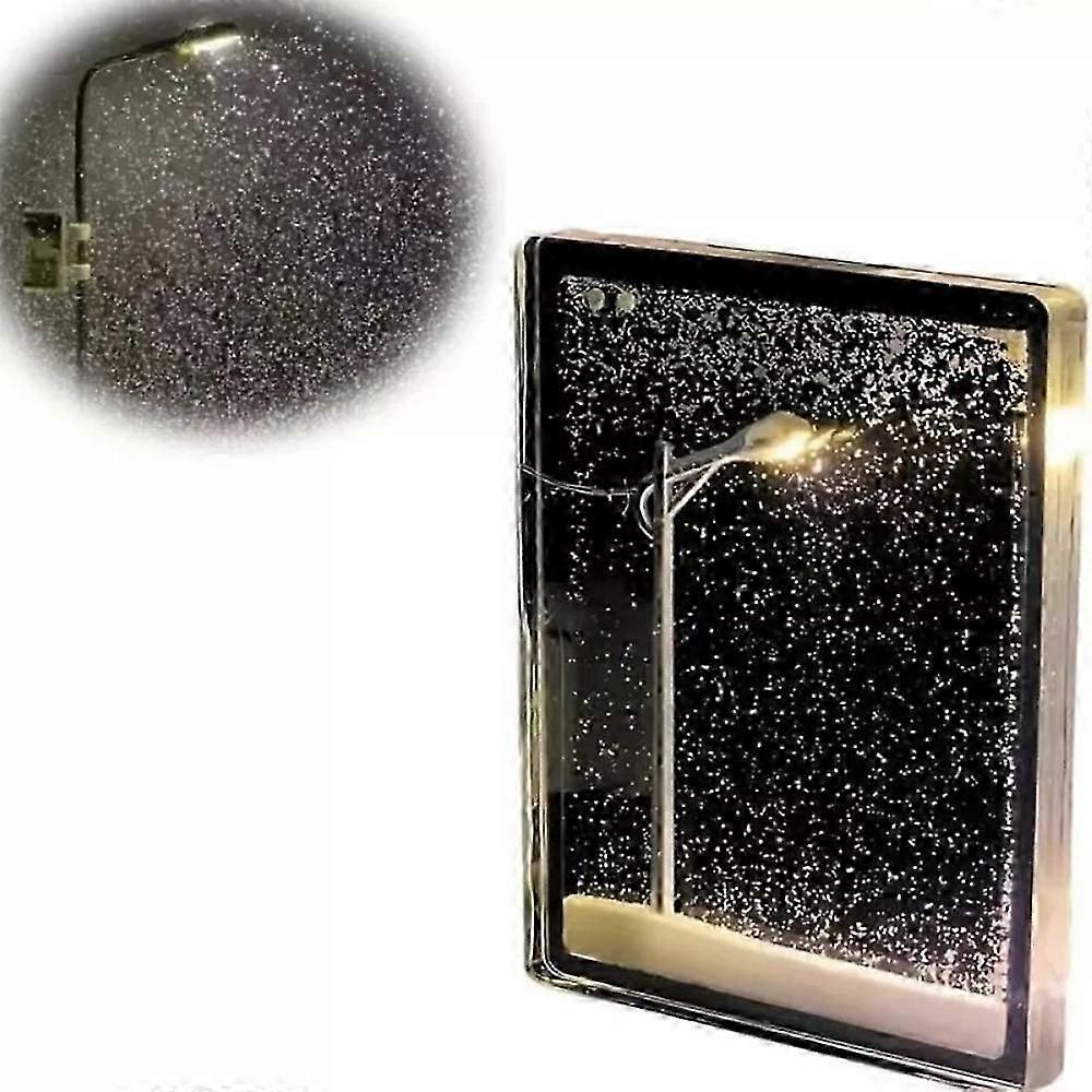 مصباح ثلجي ، ضوء ليلي مشهد ثلجي ، أضواء عيد الميلاد الجديدة مصنوعة يدويا DIY المواد جيدة