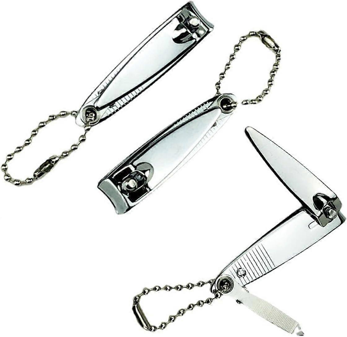 Mini Finger Nail Clipper with Curved Edge Design, Portable Key Chain Style, Stainless Steel for Easy Travel