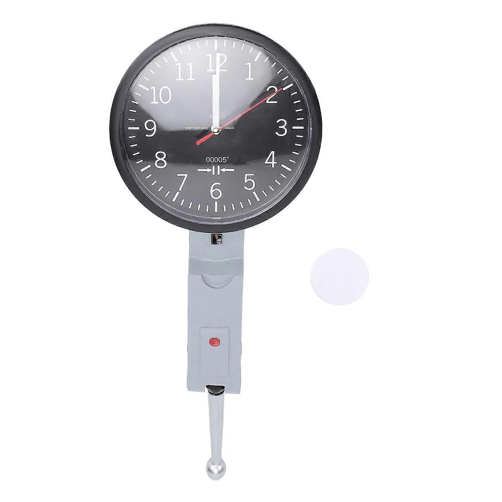 Innovative Dial Indicator Wall Clock: Gift for Mechanical Engineers in Living Rooms