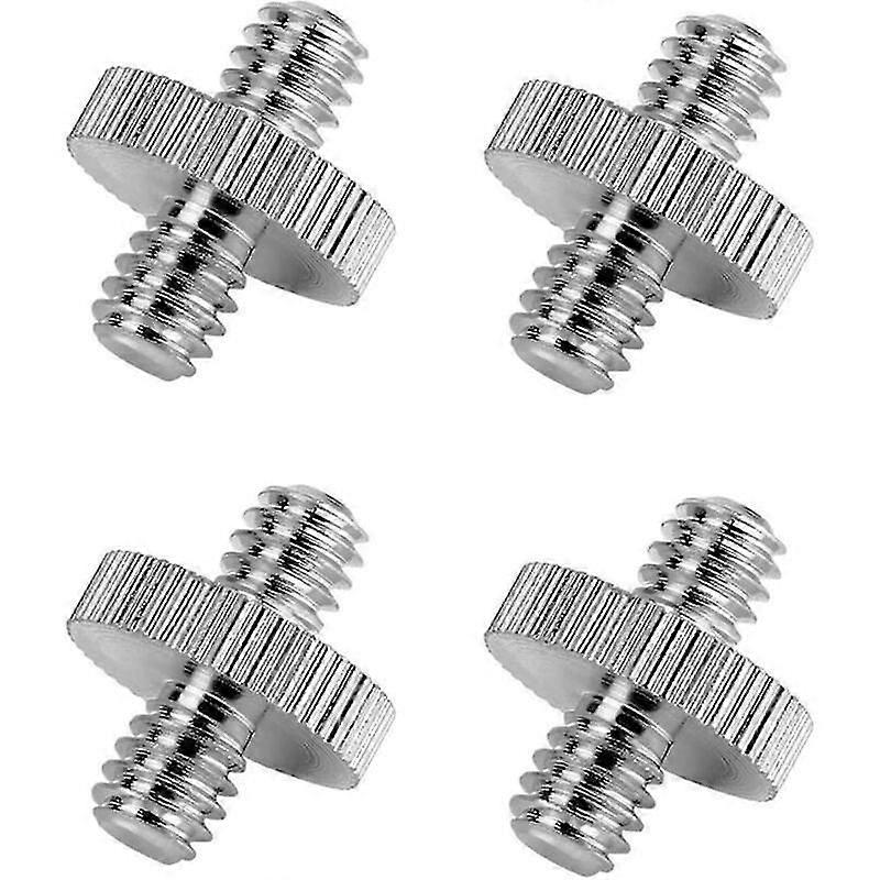 12ks standardní 1/4 "- 1/4" šroubovací adaptér na stativ, 1/4" - 1/4" samec šroubový adaptér kovový závitový šroubový převodník, pro DSLR fotoaparát, stativ, monopod přišel