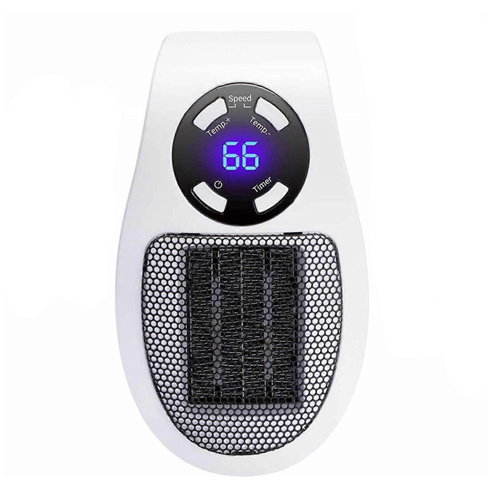 Portable Ceramic Mini Overheat Protection Plug-in Wall-Outlet Space Heater for Home