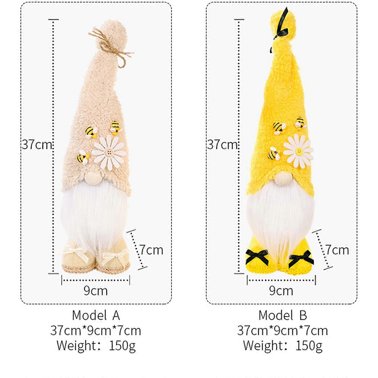 Bee Festival Dwarf Faceless Doll, Children’s Soft Decor