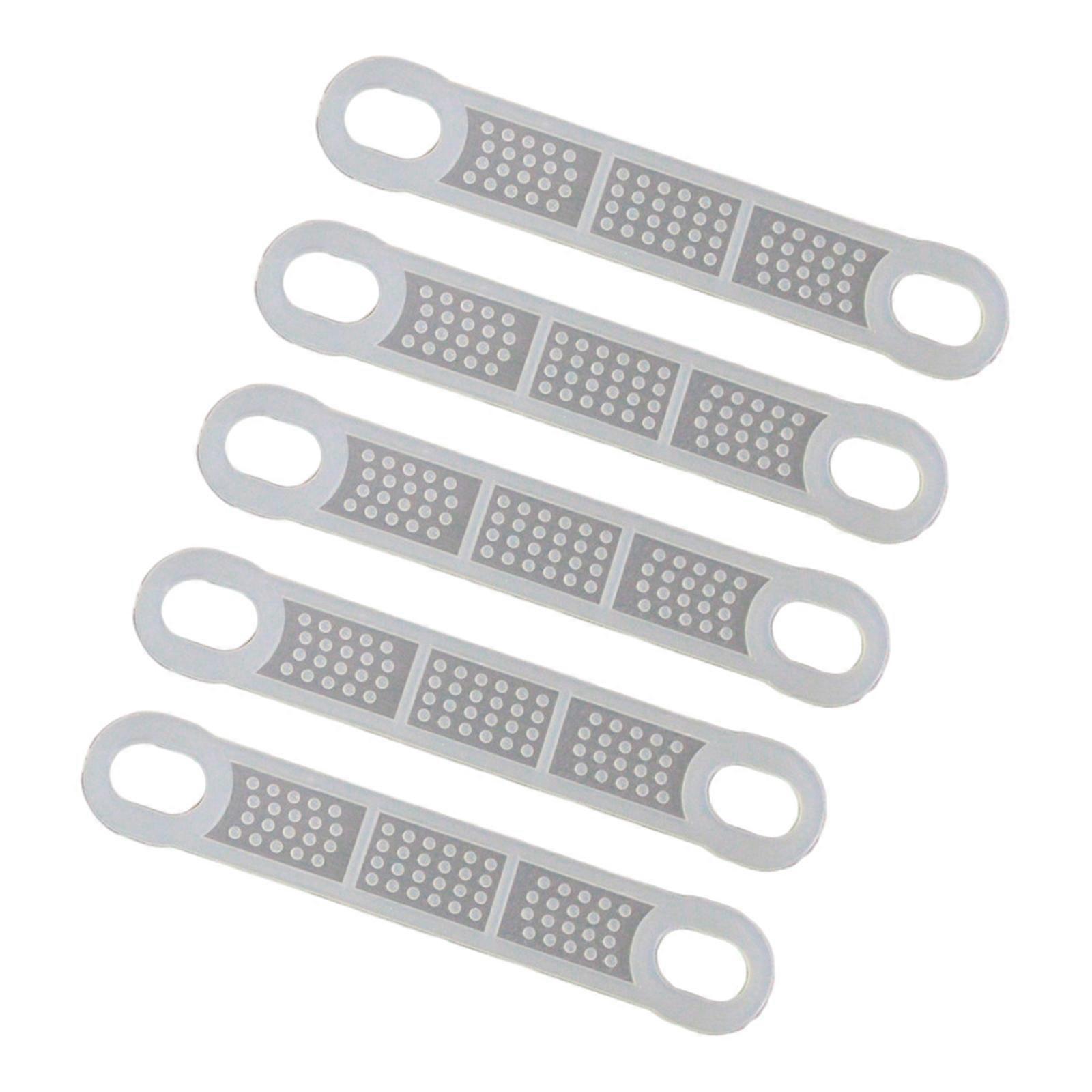 Set of 5 Wood Hanger Adhesive Strips Waterproof Strips Practical Garments Racks Practical Stretchables AntiSlip Strips
