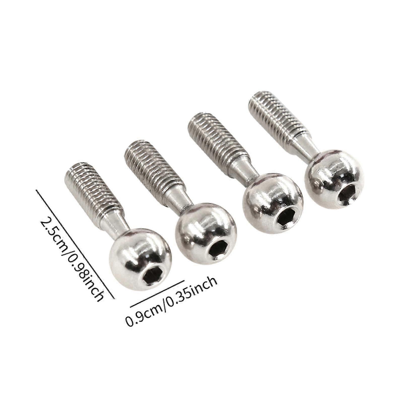 4x RC Ball Head Screw Set Spherical Bolts for 1:14 FS 511029 RC Car