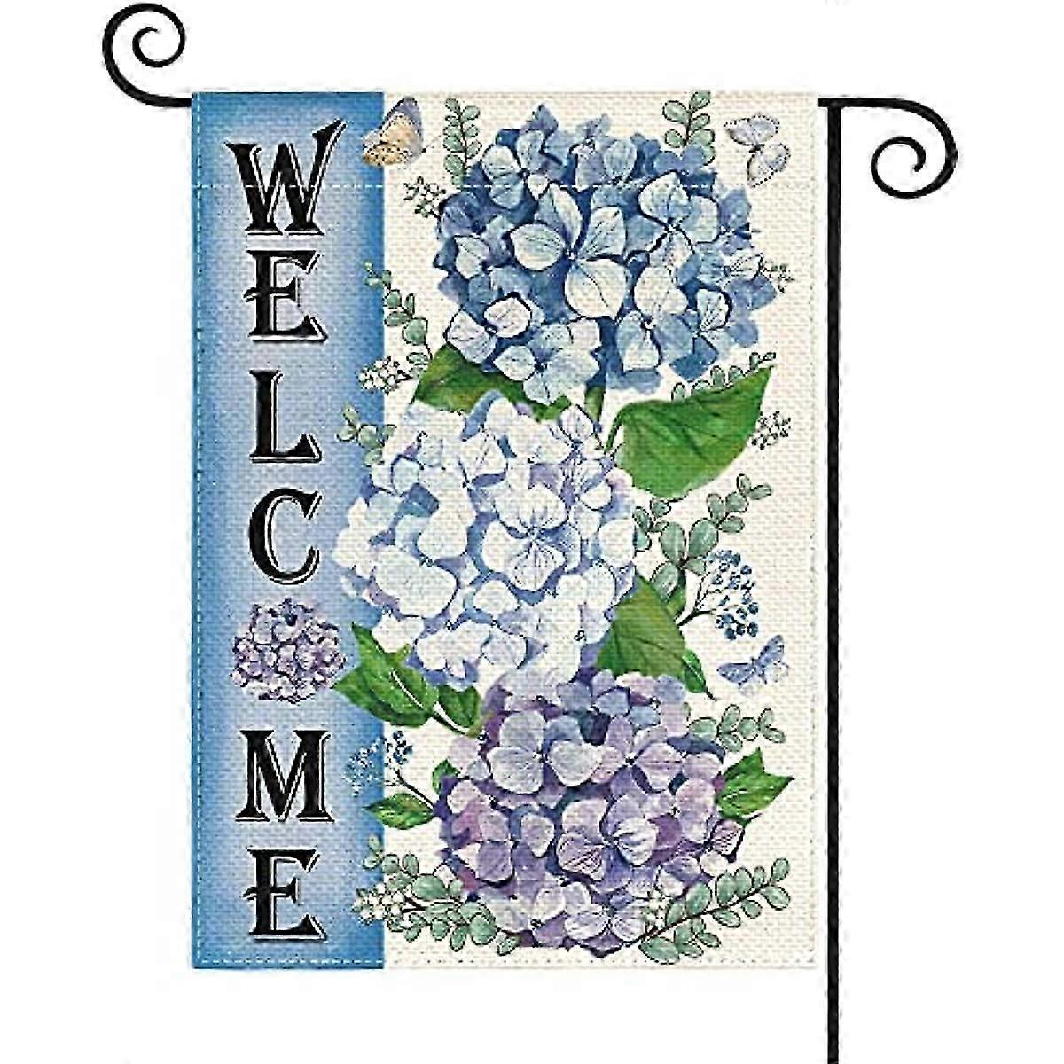 colorlife Hydrangea Garden Flag