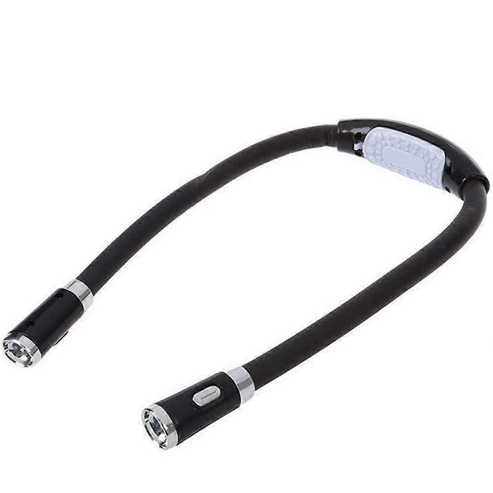 Adjustable LED Neck Book Light for Hands-Free Reading and Crafting, Flexible and Lightweight Design, Battery Operated