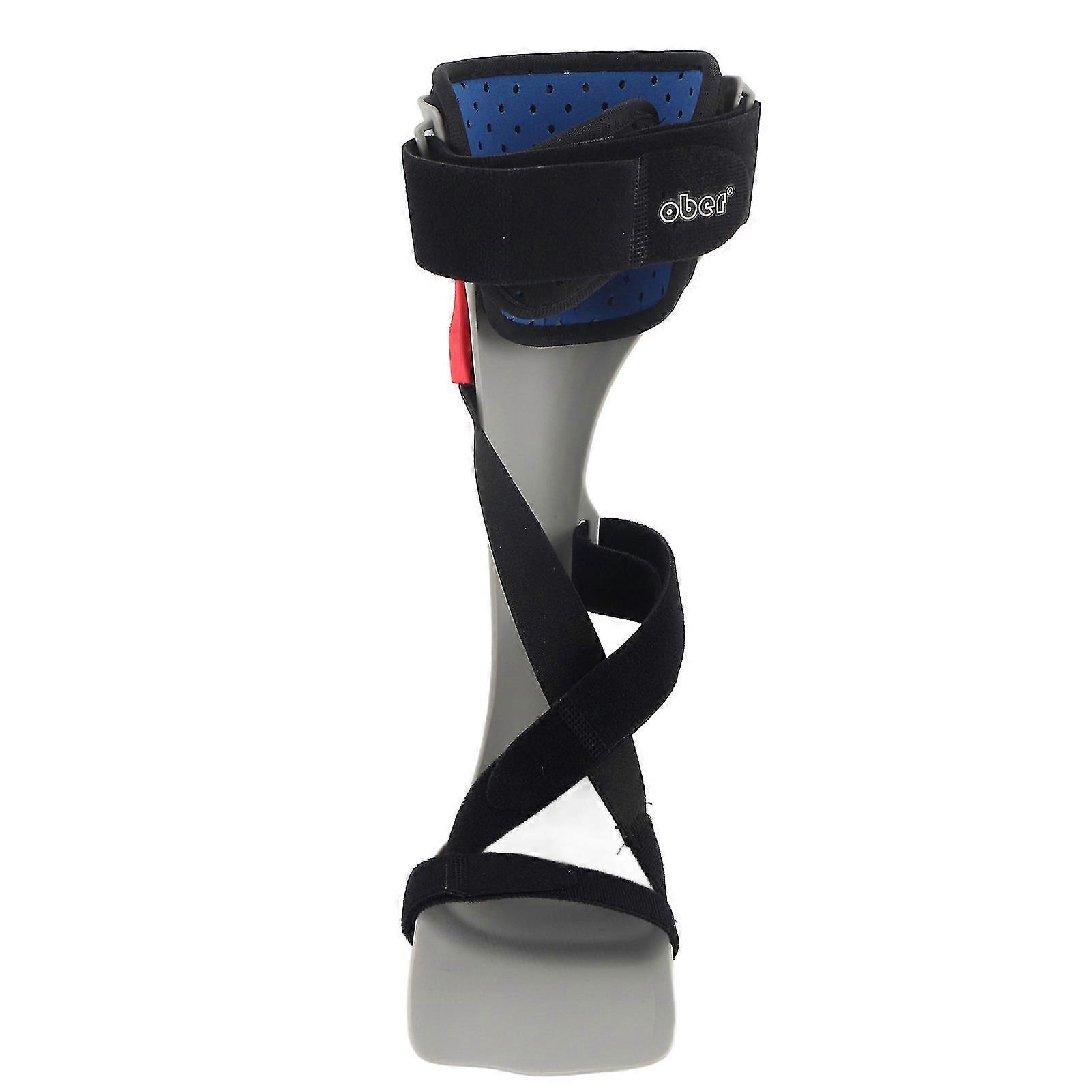 Ankle Compression Sleeve - Stable Fixed Strap Design for Weak Foot Muscles (Left)