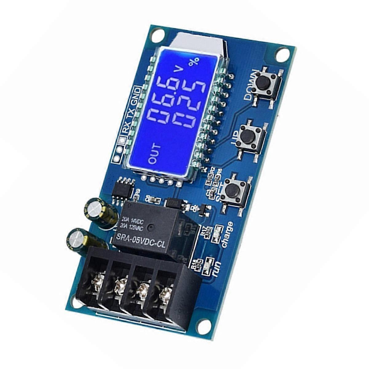 Lead-Acid Lithium Battery Charger Module 6-60V 10A LCD Display Control Overcharge Protection Board Automatic Charging