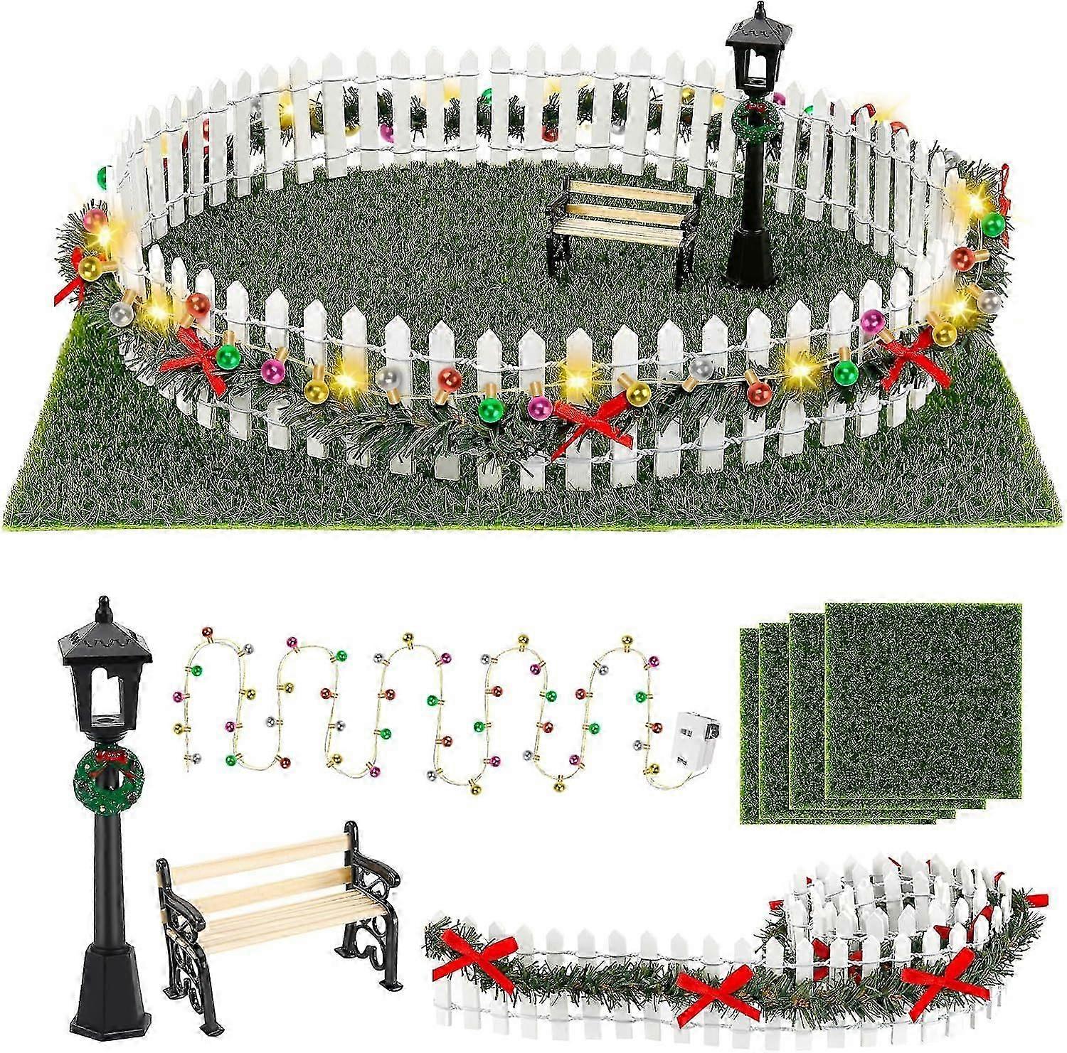 Accesorios Gnome, valla en miniatura