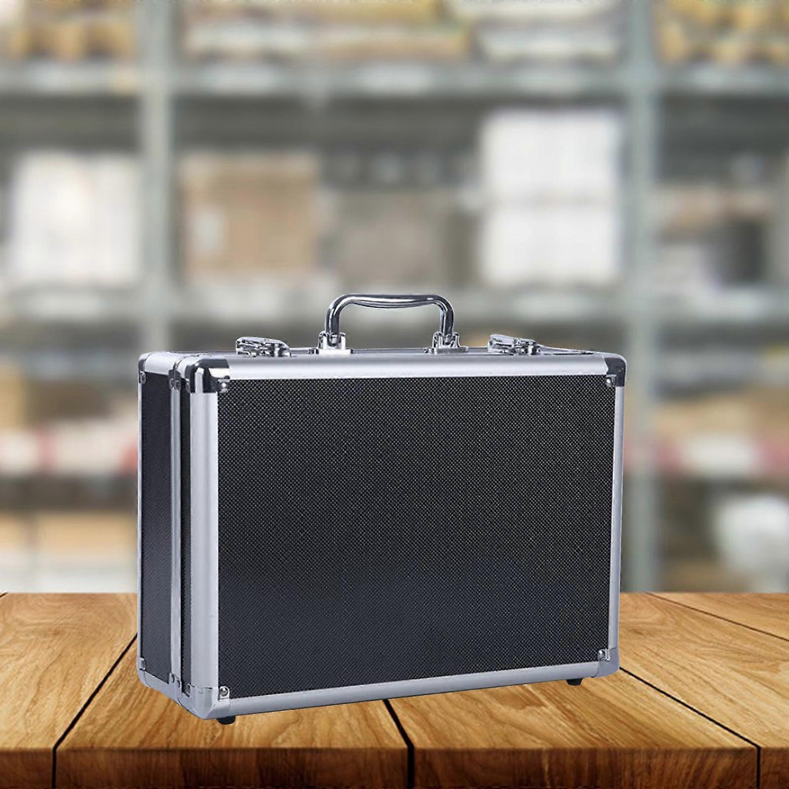Aluminum Storage Case Tool Box Carrying Equipment Container for Tools Travel Data Cable