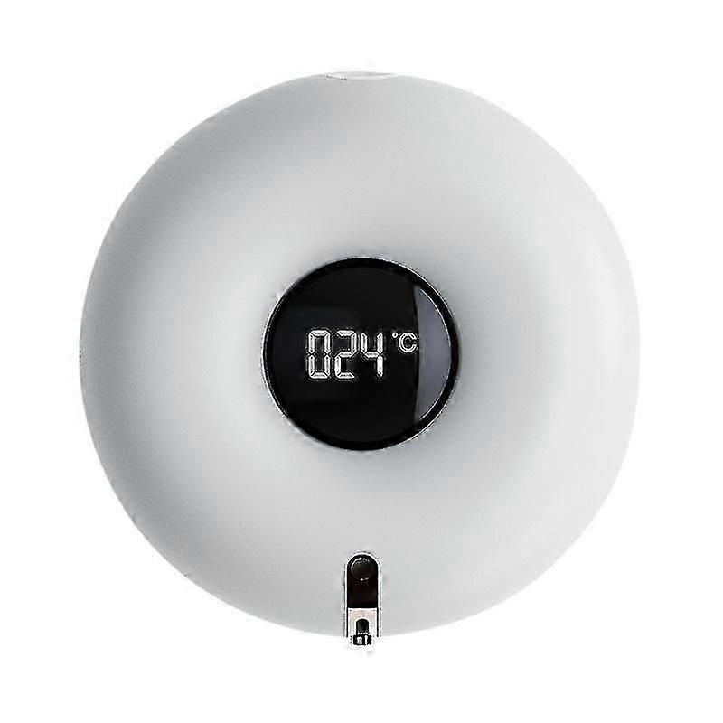 Usb Rechargeable Automatic Foam Soap Dispenser Wall Mount No Drilling 300ml Waterproof With Led