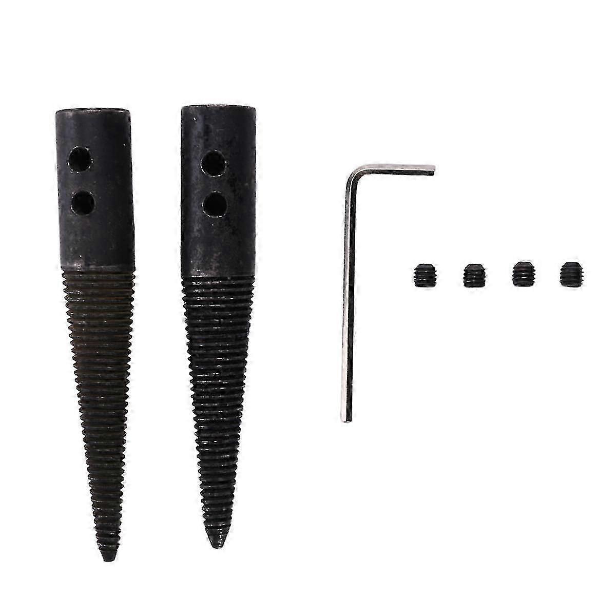 3pcs/1 Set Polishing Connecting Rod Tapered Spindle Adapter Threaded For Bench Buffer Buffing Polis