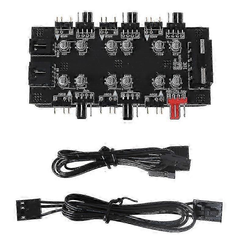 Cooler Master 1 To 8 Multi Way Splitter 5v/3pin Pwm Fan Hub Adapter Pwm Argb