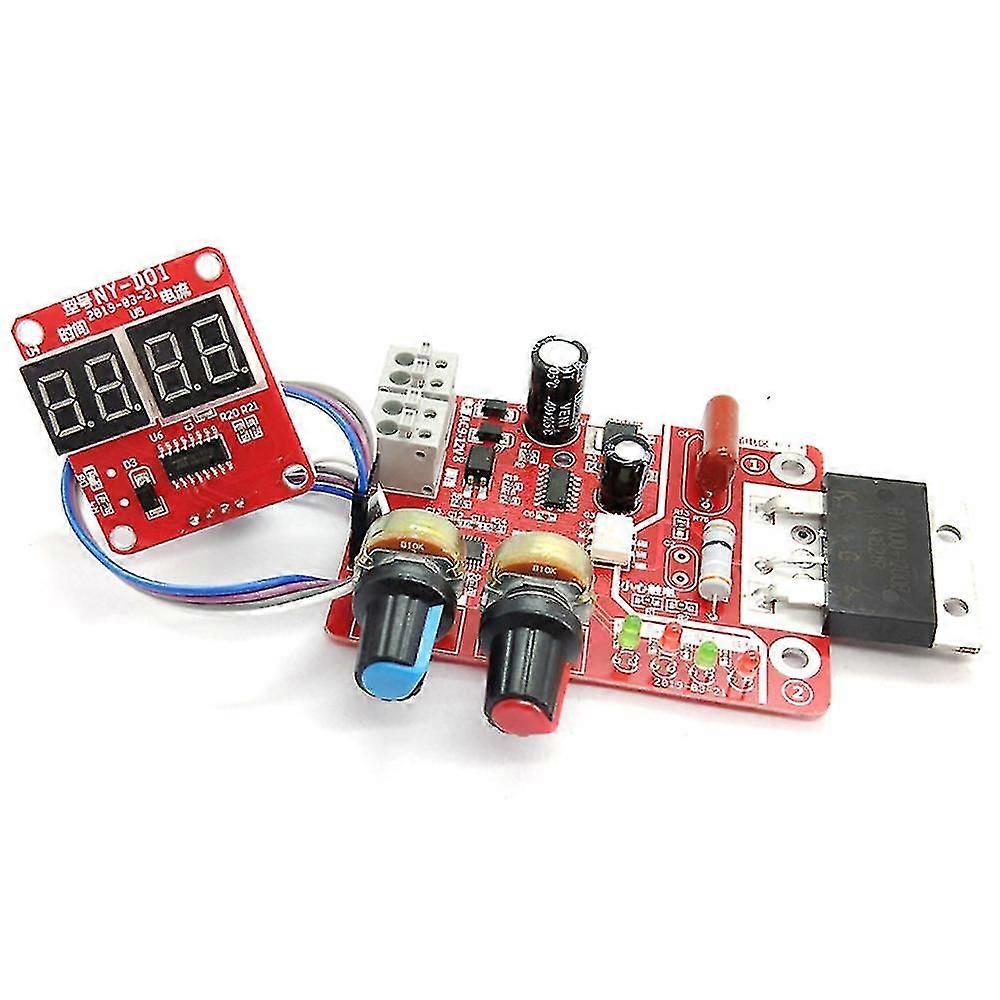 100a Spot Welding Machine Control Board Adjustable Time Current Digital Display Welder Transcompatiblemer Controller Board
