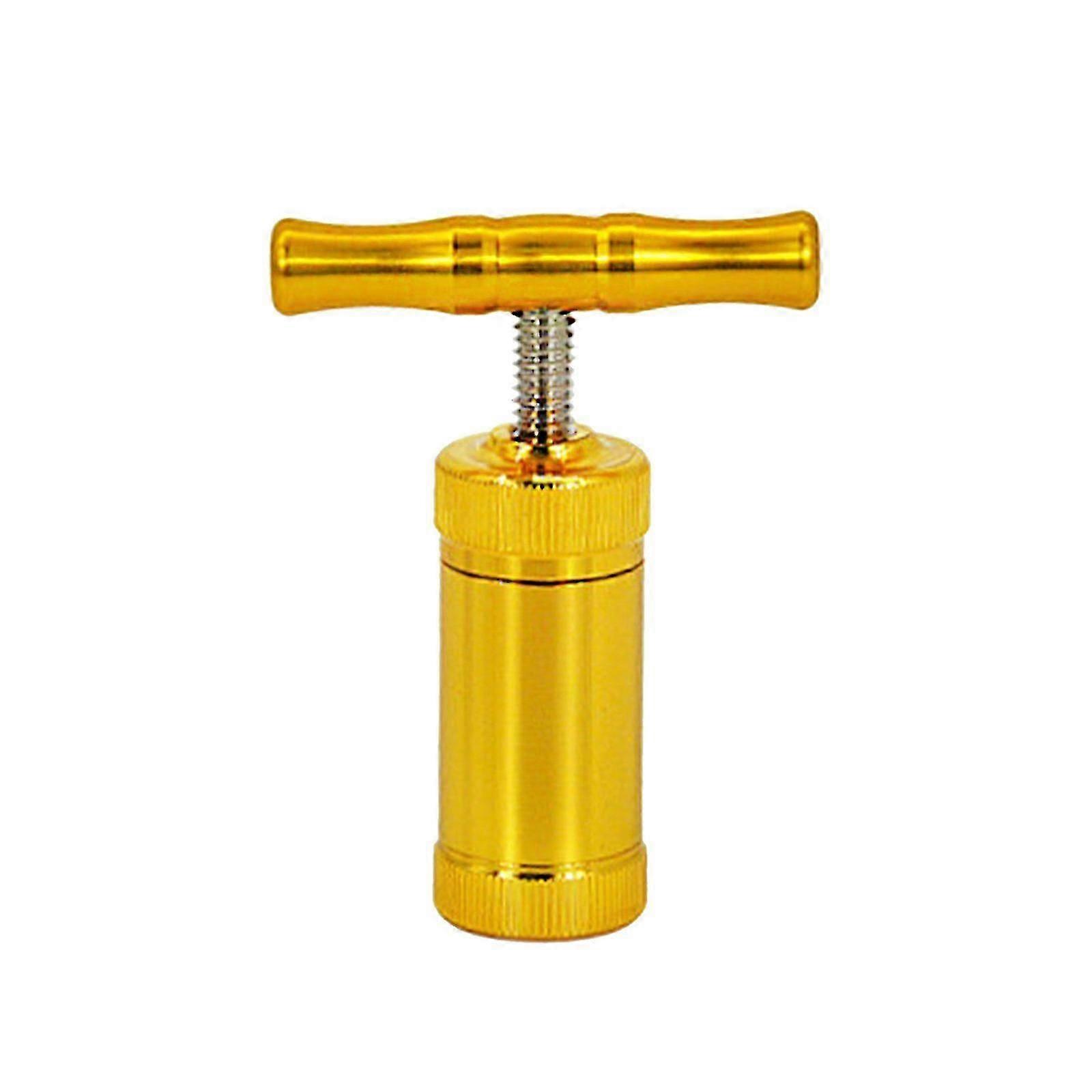 Pollen Press Tool, Hand Presser All Zinc Alloy T-shape Handle Easy To Press, Light And Small